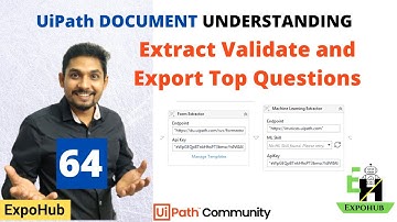 UiPath Interview Questions #64  | Extract Validate and Eport| ExpoHub | By Rakesh