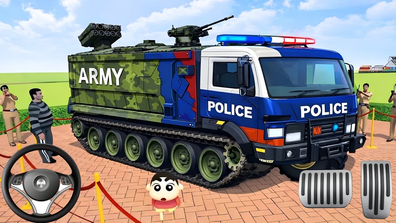 🤑Indian Theft Auto Simulator🤩 Indian Showroom Purchase Modified  Police 🚨 and Army Truck Car Game