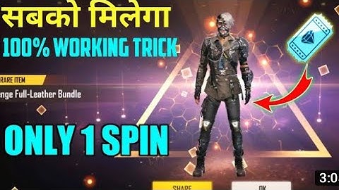 How To Get New Diamond Royale Bundle In Only 1 Spin Tricks | 100% Working New Tricks Free Fire