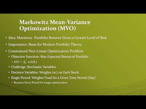 5001 Project Proposal-Jonathan Gross- Stock Optimization