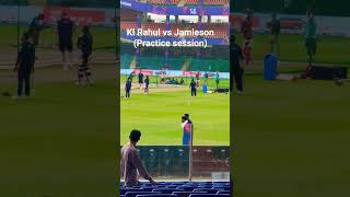 KL Rahul vs Jamieson 😳🔥 Practice Moments 🏏