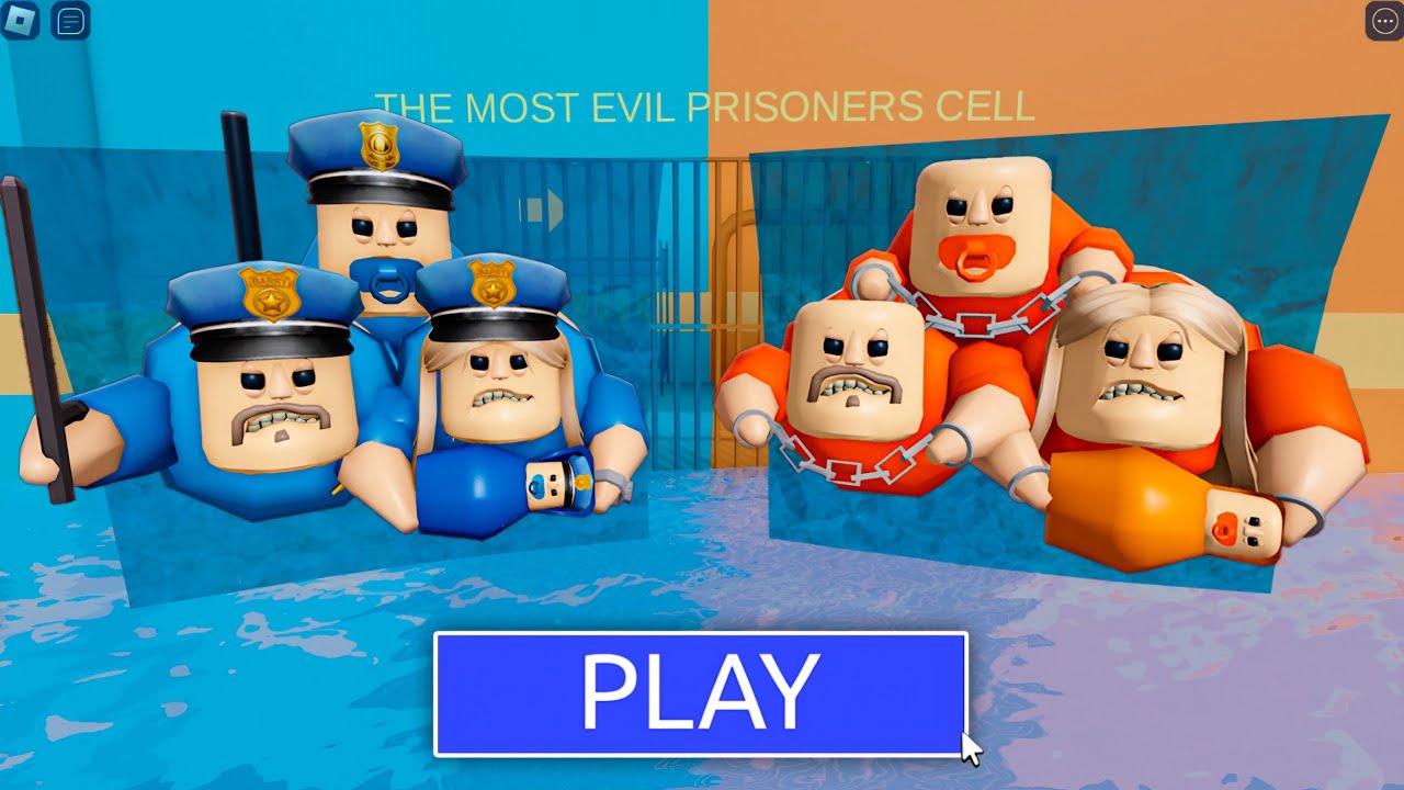 TSUNAMI! POLICE BARRY Vs PRISONERS BARRY'S PRISON RUN! NEW SCARY OBBY ...