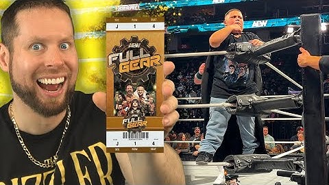 I got VIP Tickets to my First AEW Event