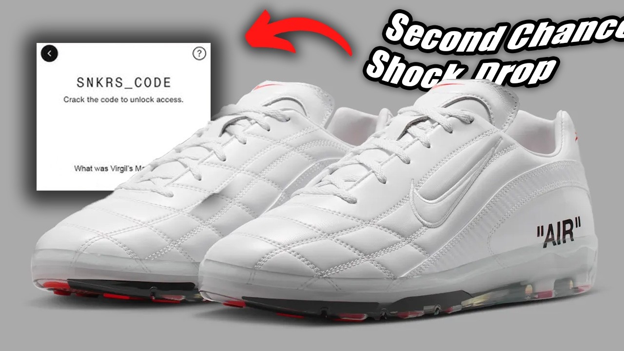 Virgil Abloh Archive x Nike Cryoshot Zoom M9 Shock Drop Second 