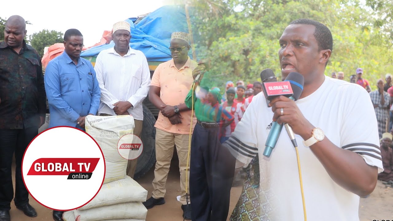 MBUNGE MPEMBENWE AFANYA BALAA KIBITI, ASHUSHA SHEHENA ya 'SARUJI' KUIJENGA KIBITI MPYA...
