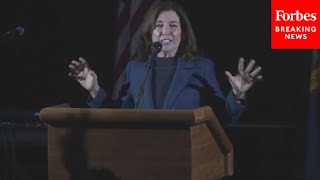 New York Gov. Kathy Hochul Speaks At 1199SEIU United Healthcare Workers Rally
