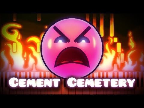 Geometry Dash - Cement Cemetery | Piano Tutorial
