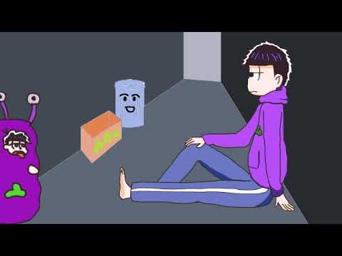 【おそ松さん人力】一松が少しだけ夜咄ディセイブを歌ったよ【一松】