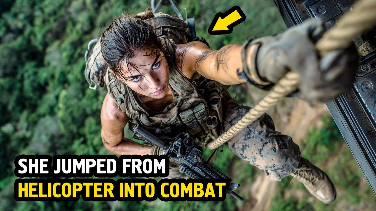Она выпрыгнула из вертолета в зону боевых действий и устроила настоящий ад на вражеских силах