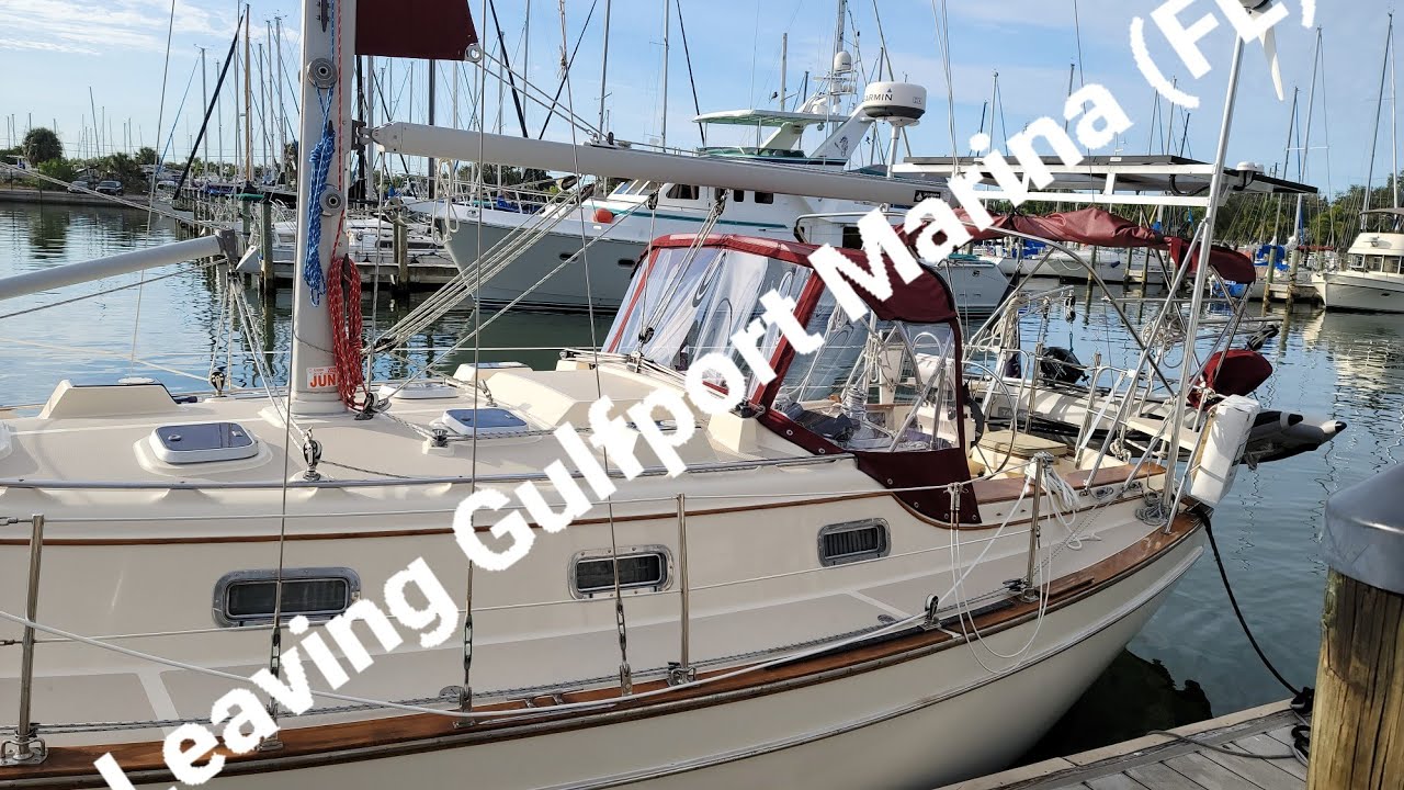 Salty Quicky 336 | Island Packet Sailboat Leaving Gulfport, FL