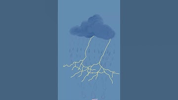 How to create Thunder in Motion ⛈️#shortsvideo #reels#procreate#baarish #thunder#feelthemusic#clouds