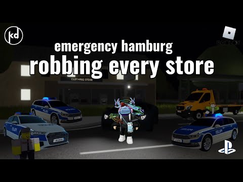 Roblox emergency Hamburg robbing every store - YouTube