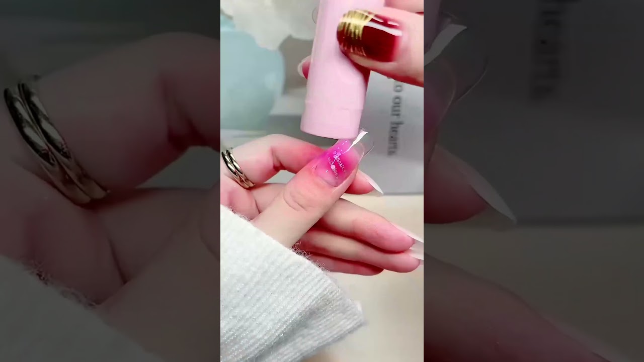 Never thought nails could be this easy😴🔗Gel Polish Link In Bio 🌈😮‍💅