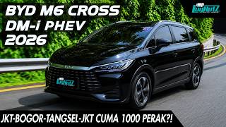 IRITnya GILA! Bisa 65 KM PER LITER?! Tes Jalan BYD M6 Cross DM-i, Calon MPV PHEV PALING MURAH & IRIT