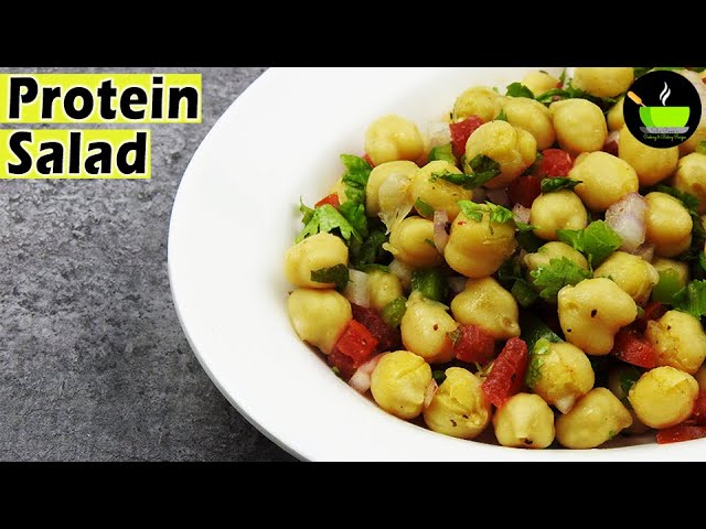 High Protein Salad | Weight Loss Recipe | Chickpea Salad Recipe | Chana Salad | Salad Recipes | She Cooks