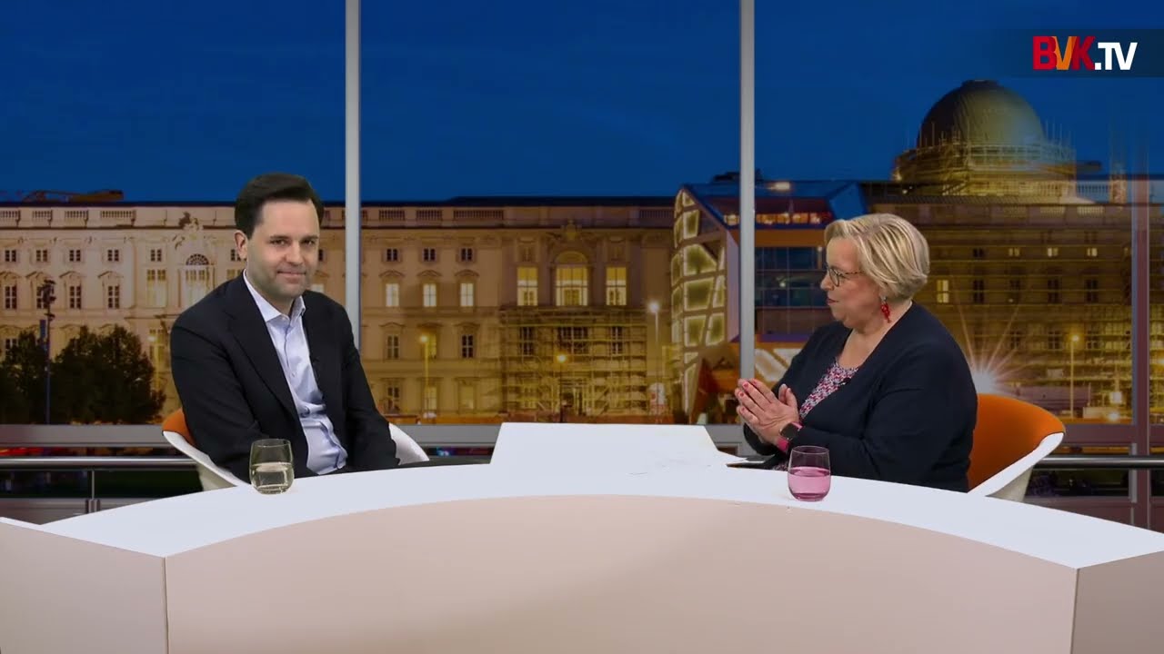 Schlossplatz Berlin – Hinrichs trifft Johannes Winkel, Vorsitzender Junge Union