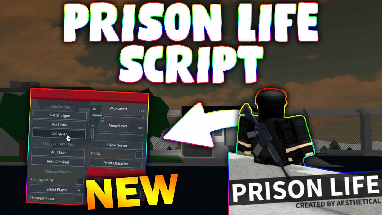 *NEW* Prison Life Script (PASTEBIN 2025) (GUN SECTION, LOOP OPEN DOORS ...