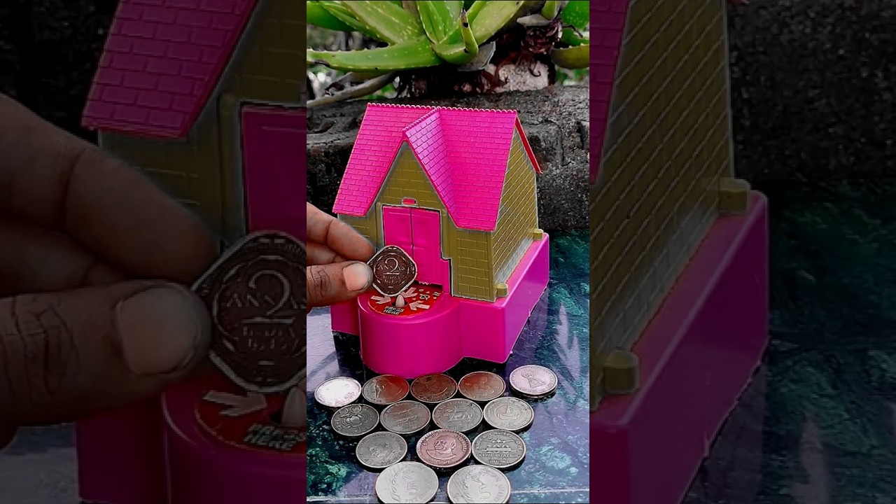 💵🐾 Feeding Time for the Puppy Bank – Adorable Reaction! 😍🎥