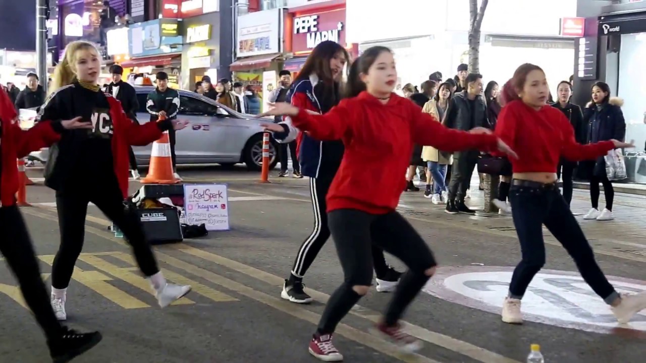 JHKTV] 신촌댄스 레드스파크러시아 shin chon k-pop dance red spark (russia)고민보다 go