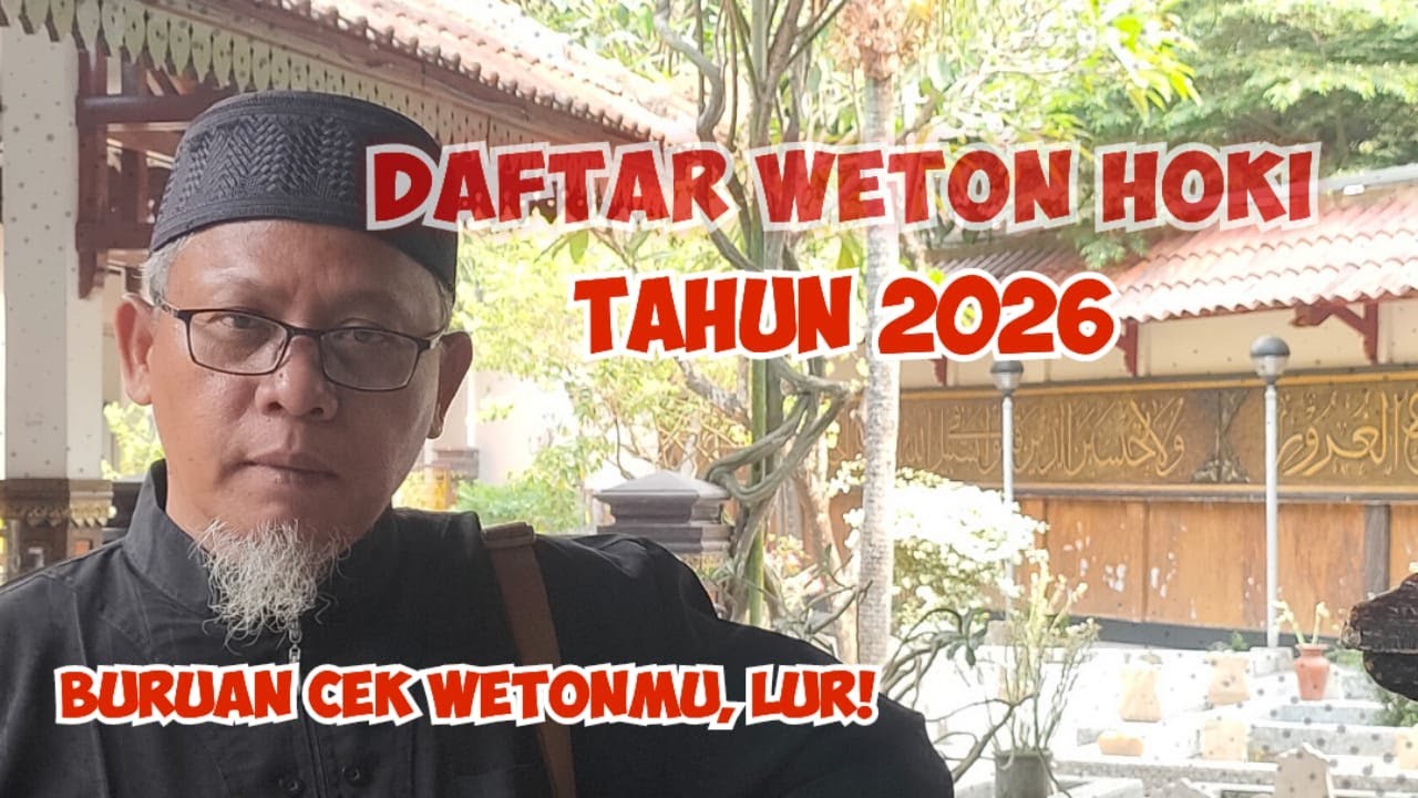Daftar Weton Hoki Tahun 2026