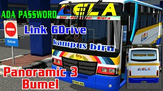 Panorama 3 Bumel Livery Rela Kampus Biru Bussid 3.7 26 Agustus 2022