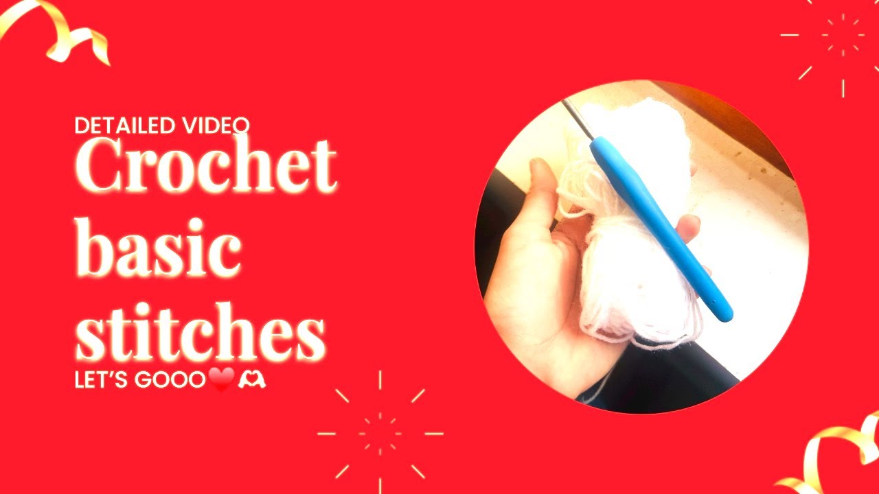 Let’s study the basic stitches of crochet 🧶 | Malayalam |Achu and Nanda | Detailed Tutorial💐