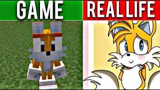 Minecraft sonic addon mods | Game VS Real Life screenshot 3