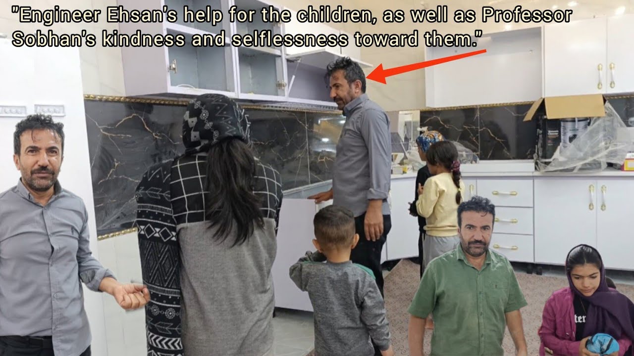“Endless Kindness: Engineer Ehsan and Master Sobhan Bringing Hope to Orphaned Children”