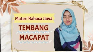 Video Pembelajaran Bahasa Jawa Tembang Macapat