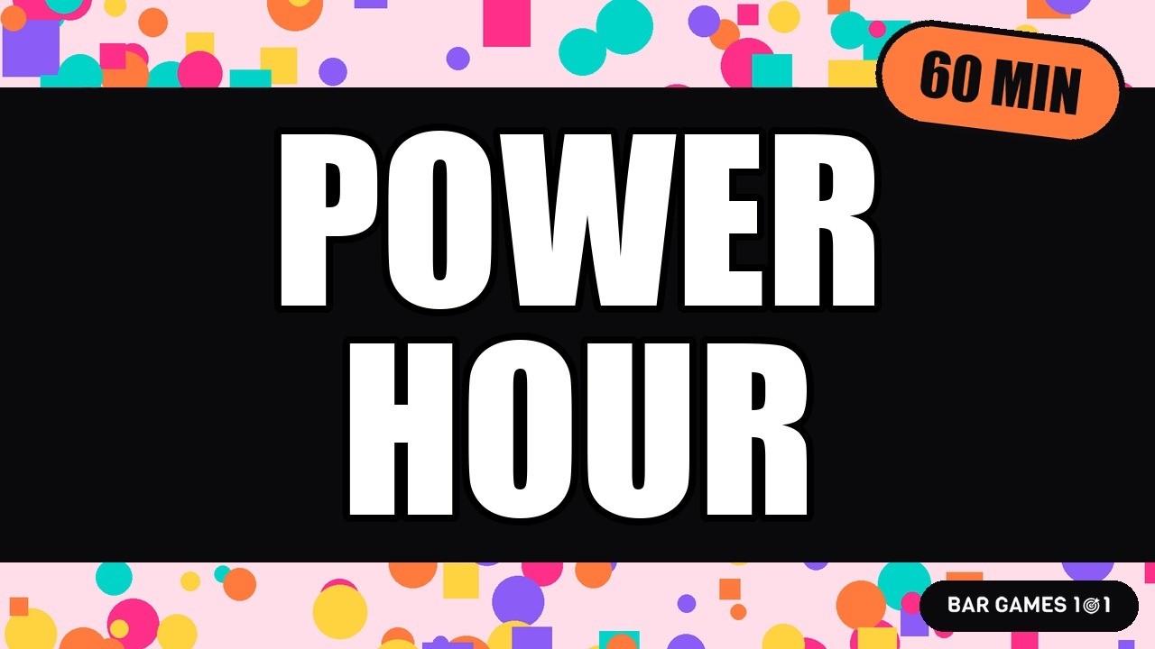 Power Hour Drinking Game Timer 60-Minute Countdown with Shot Alerts (Party Edition)