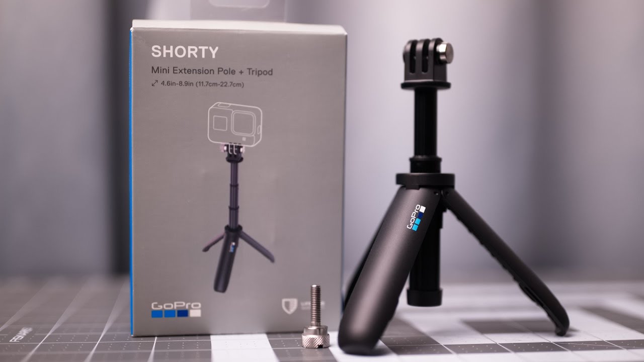 GoPro mini tripod to video your golf putt