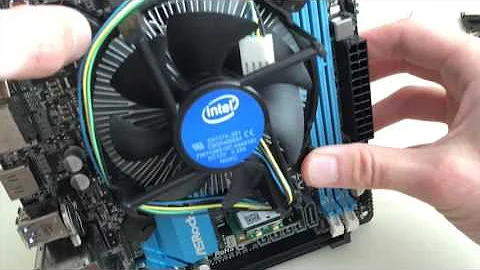 How to install Intel heatsink