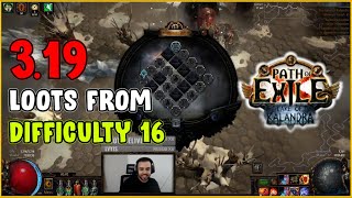 ⚡ POE 3.19 ⚡ Steelmage - Loots from Difficulty 16
