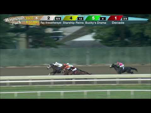 video thumbnail for MONMOUTH PARK 8-13-21 RACE 5