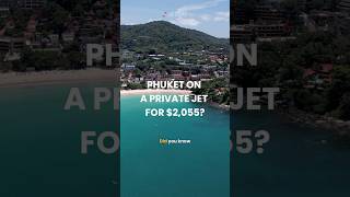 Private jet from Bangkok to Phuket price is… 🤩🛩️ #privatejetcharter #luxurytravel #privateplane