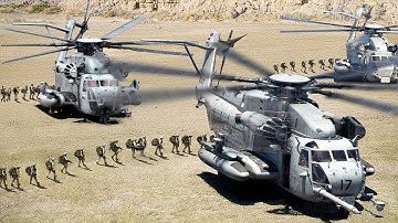 US Marines’ Gigantic CH-53 in Action During Massive Operations