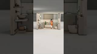 Bathroom ideas sims 4 speed build no cc #sims4 #thesims4 #thesims