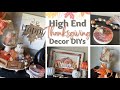 Creating High End Thanksgiving Decor DIYs using Napkins | Decoupage DIY Decor