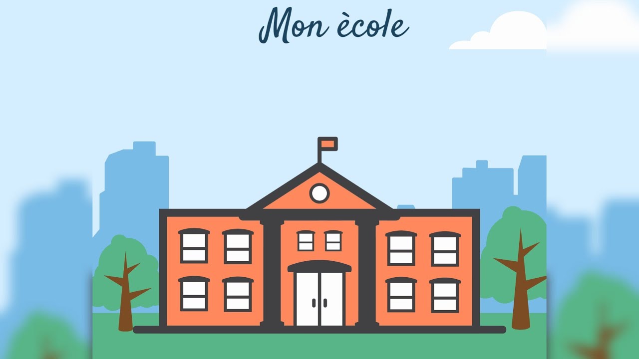 mon ecole essay in french with english translation