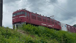 [JR貨物]2022年6月1日(水)延岡貨物4075レ　代走ED76-1021
