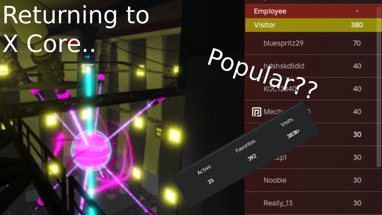 Returning To X Core.. | ROBLOX - YouTube