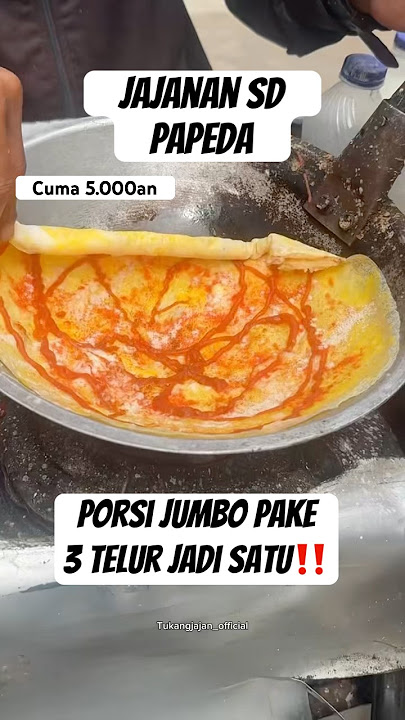 Papeda Telur Gulung!😍 Porsi Jumbo Pake 3 Telur Jadi Satu‼️#shorts #food #kuliner #streetfood