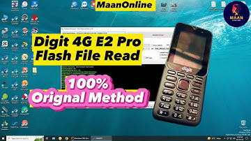Jazz Digit 4G E2 Pro Flash File Read 100% Tested ||  Jazz Digit 4G E2 Pro Flash File Read CM2 ||