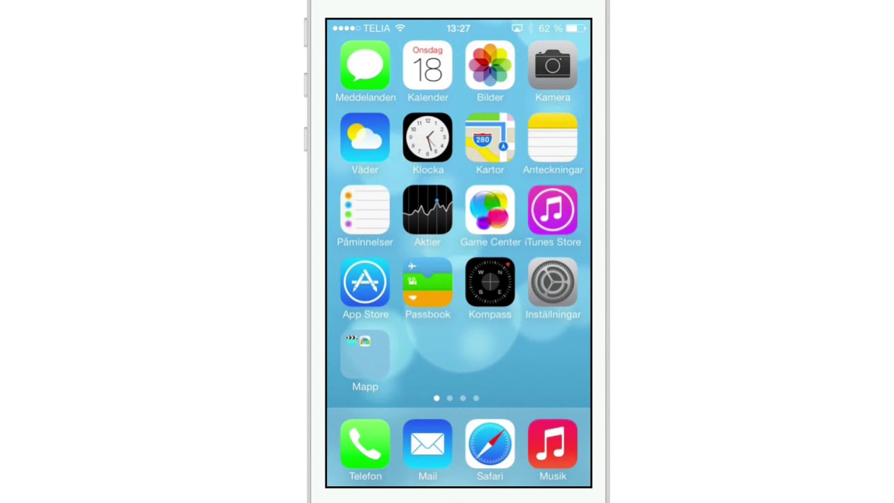 Videogenomgång av iOS 7 del 5 (Arkivmaterial)