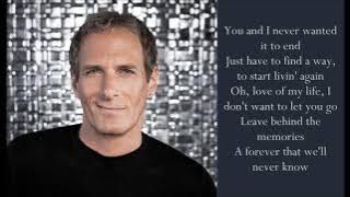 Walk Away - Michael Bolton - (1987 - Lyrics)