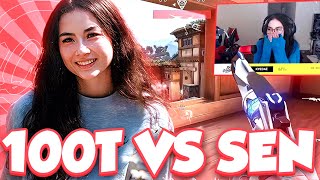 KYEDAE REACTS TO SENTINELS BEATING 100T IN VCT CHALLENGERS !!!