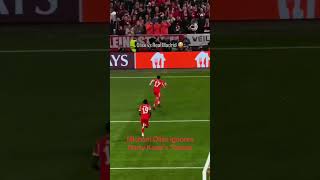 Michael Olise ignores Harry Kane's "calme calme" hand signal urging restraint #harrykane