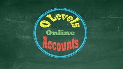OLevles Online | Accounting 7707/0452/0985 | Cambridge | CAIE | IGCSE | IGCSE (9-1)