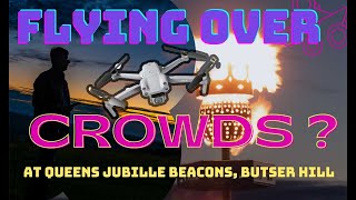 Crowds Around The Jubilee Beacon And Not Overflying Them