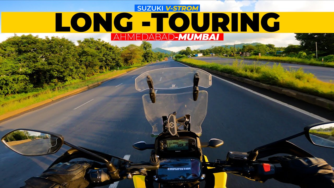 Suzuki V-Strom 250 Solo Long Touring | Ahmedabad To Mumbai | 1900 Kilometer Ride | Part 1/4